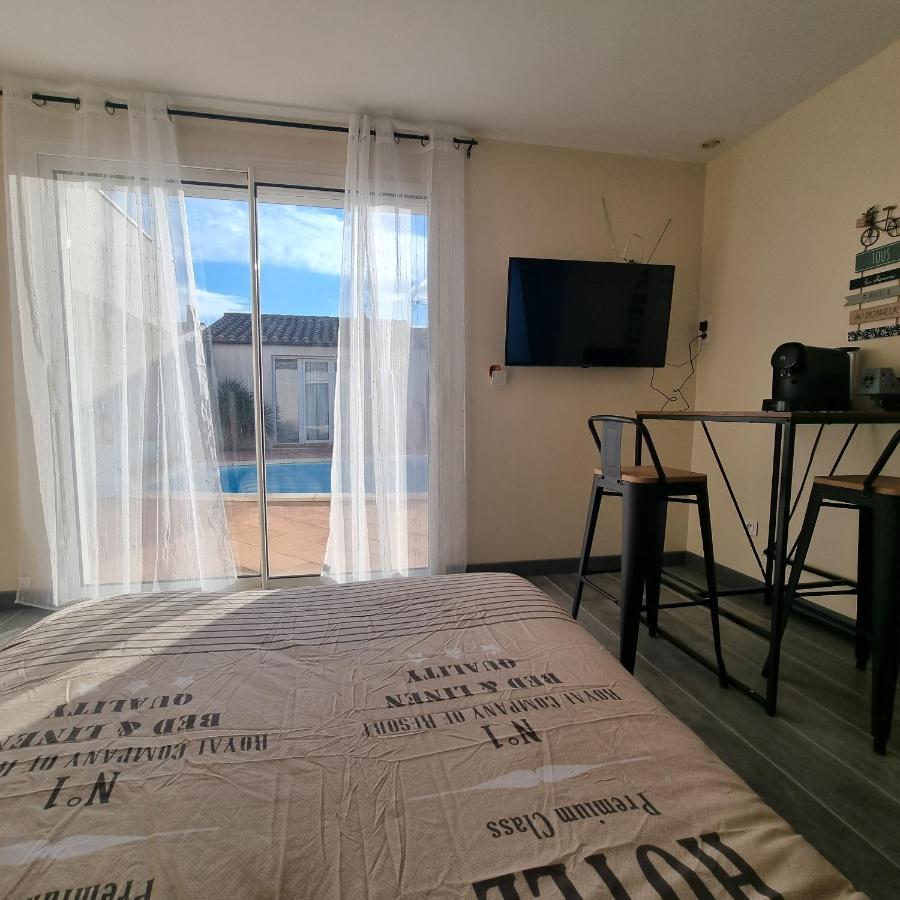 Chambre Avec Piscine Partagee Marcorignan Exteriör bild